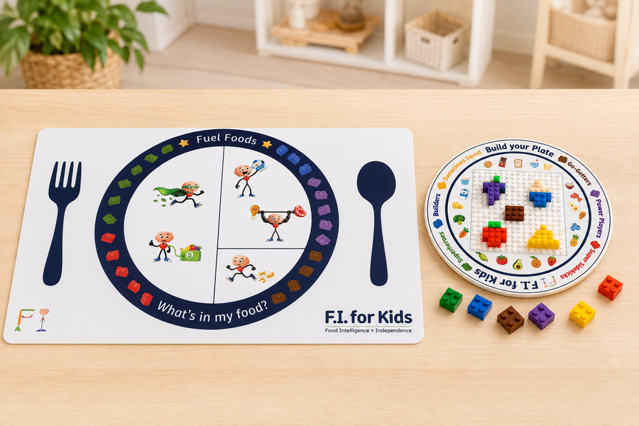 F.I. Food Brick Placemat Set